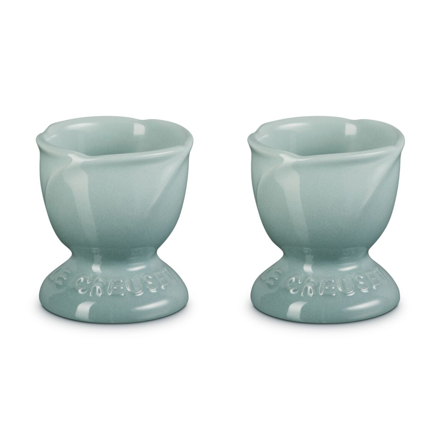 Le Creuset Jardin Egg Cup Set Of 2 - Sea Salt
